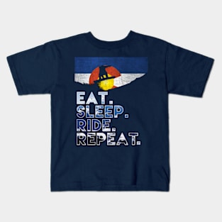 Eat.Sleep.Ride.Repeat Kids T-Shirt